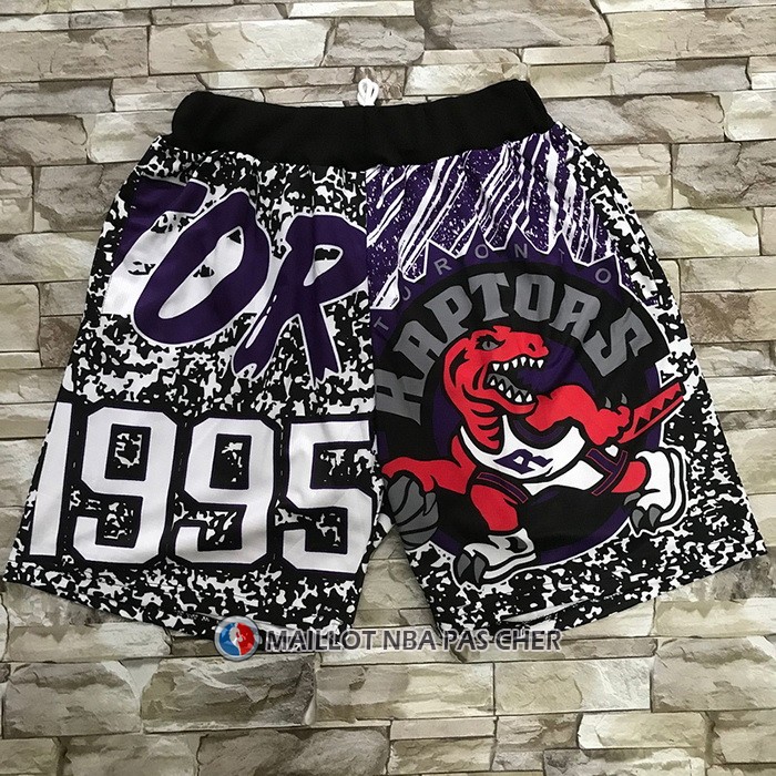 Short Tornto Raptors Mitchell & Ness Noir